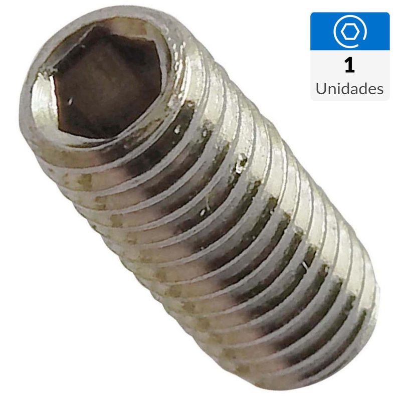 MAMUT - Prisionero allen acero inoxidable M6 x 8 mm 1 unid