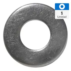 MAMUT - Golilla plana ancha acero inoxidable 1/4 x 2"  1 unid