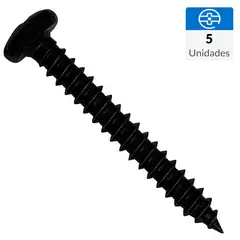 MAMUT - Tornillo Roscalata Cabeza Cóncavo Metal 5/8 " 4.1 mm 5 Unidades