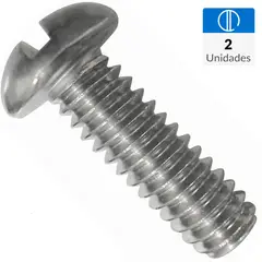 MAMUT - Perno cabeza redonda acero inoxidable unc 3/16 x 1 1/2  2 unid
