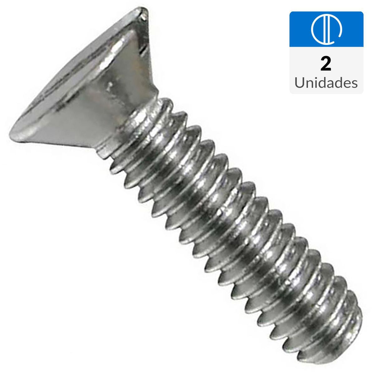 MAMUT - Perno cabeza plana acero inoxidable unc 3/16 x 1/2 2 unid