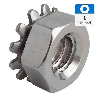 Tuerca tipo k-lock unc 3/16    2 unid