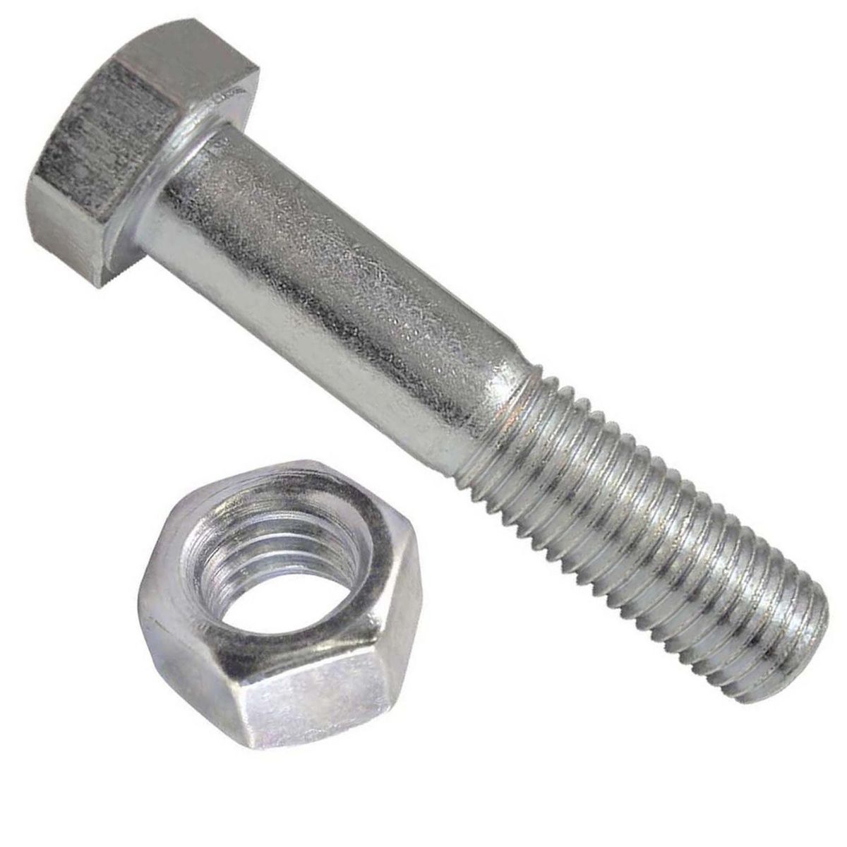 MAMUT - Perno hexagonal ac. inoxidable unc c/tuerca 1/2 x 3/4   1 unid