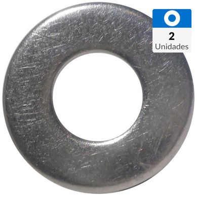 Golilla plana acero inoxidable M10 2 unid