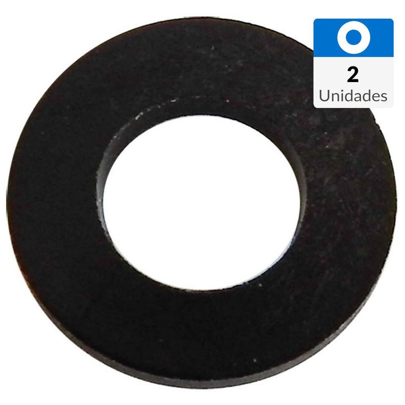 MAMUT - Golilla nylon negro diámetro 3/16 (M5.0)  2 unidades