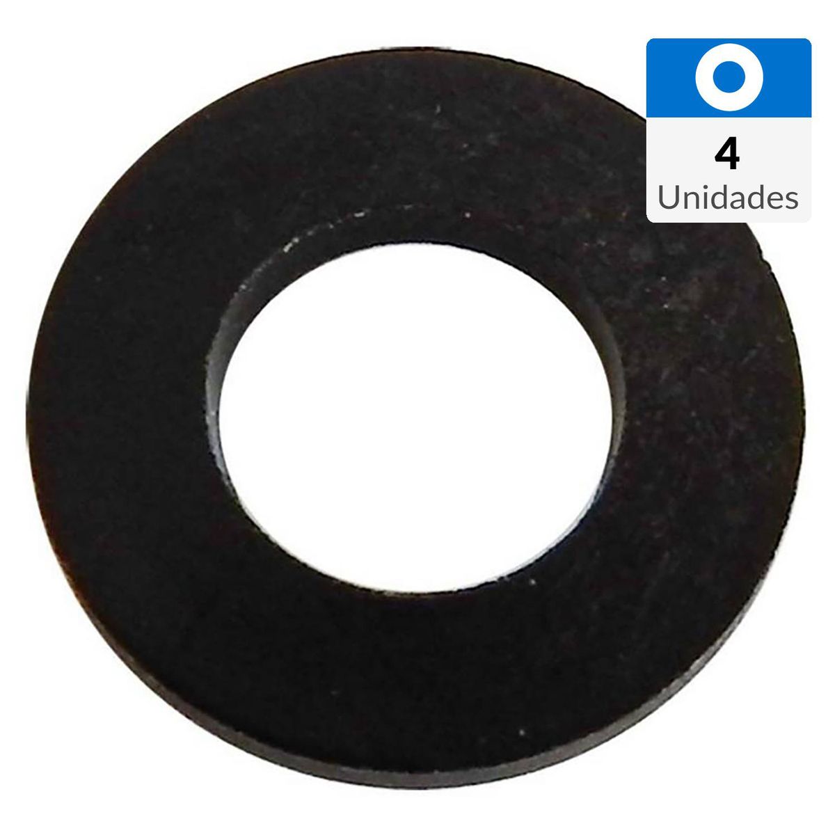 MAMUT - Golilla nylon negro diametro 1/8 (M3.0) 4 unid