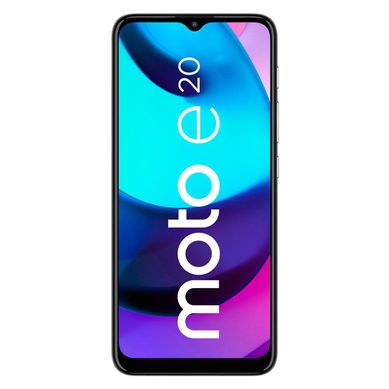 Celular Moto E20 32 GB gris grafito.