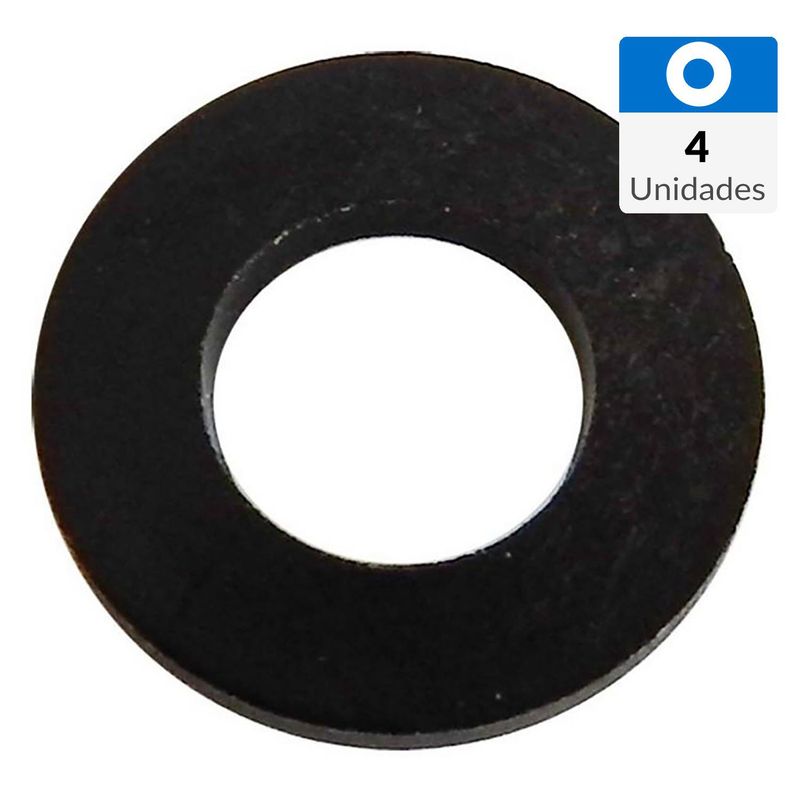 MAMUT - Golilla nylon negro diametro 5/64 (M2.0) 4 unid