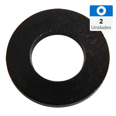 Golilla nylon negro dimetro 5/32 (M4.0)  2 unidades