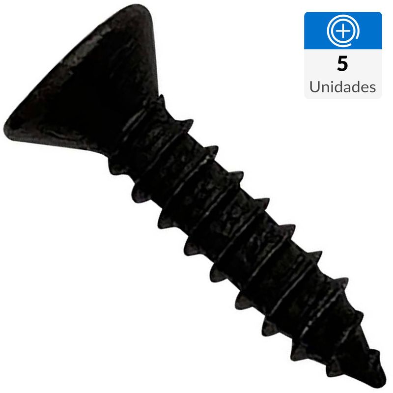MAMUT - Tornillo Roscalata Cabeza Plana Metal 2 " 4.83 mm 5 Unidades