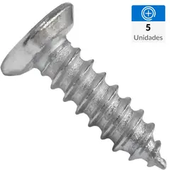 MAMUT - Tornillo Roscalata Cabeza Plana Metal 5/8 " 4.1 mm 5 unidad(es)