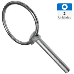 MAMUT - Pasador enganche M11.0 x 46 mm zincado 2 unid