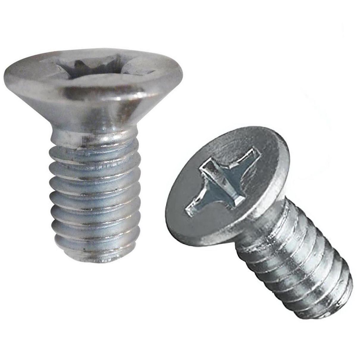 MAMUT - Perno cabeza plana phillips 1/4 x 2 1/2 zincado 2 unid