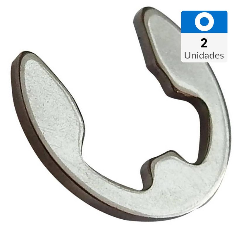 MAMUT - Anillo retención tipo "E" M10 zincado 2 unid