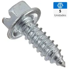 MAMUT - Tornillo Roscalata Cabeza Hexagonal Metal 1/2 " 4.1 mm 5 Unidades