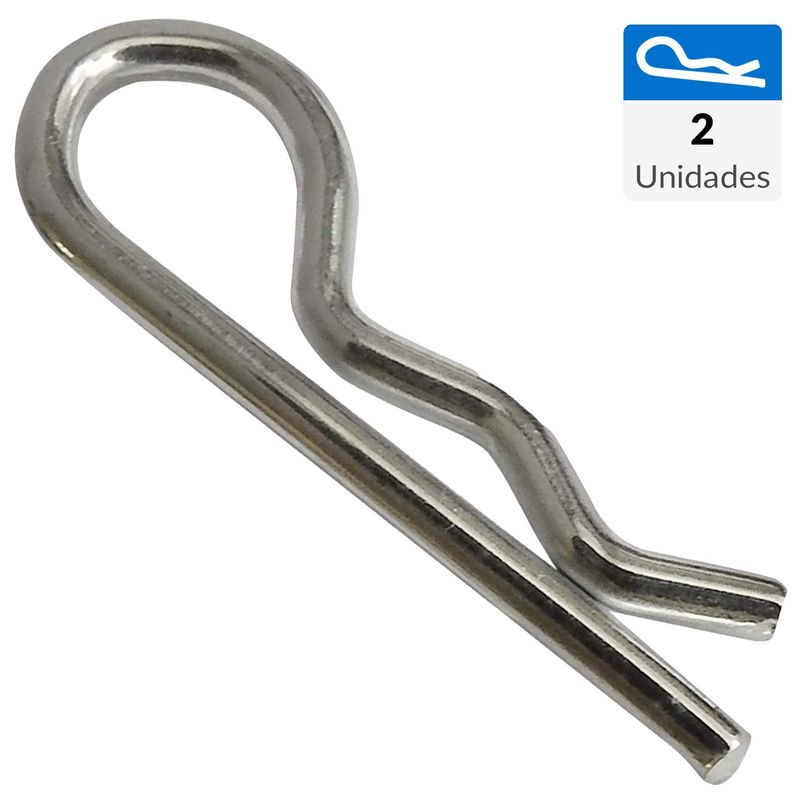 MAMUT - Pasador enganche M2.0 x 50 mm zincado 2 unid
