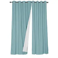 MASEL - Set Cortina Black Out Lino 140x225 cm