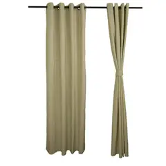 MASEL - Set Cortina Black Out Lino 140x225 cm