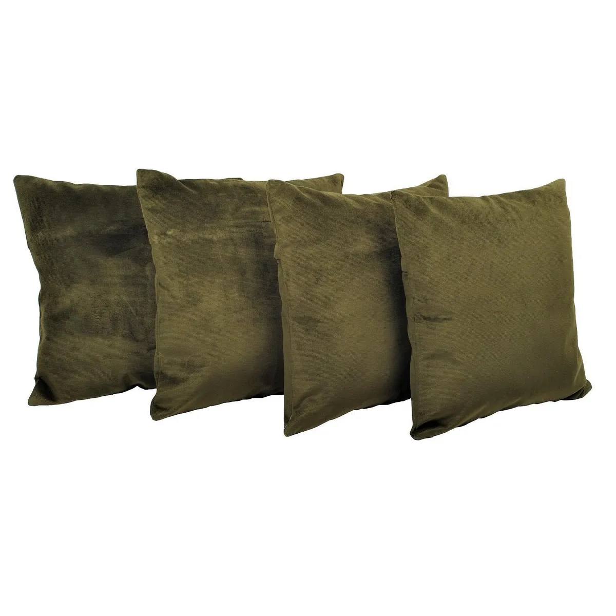 MASEL - Set de 4 Cojines Felpa New Velvet 40x40 cm
