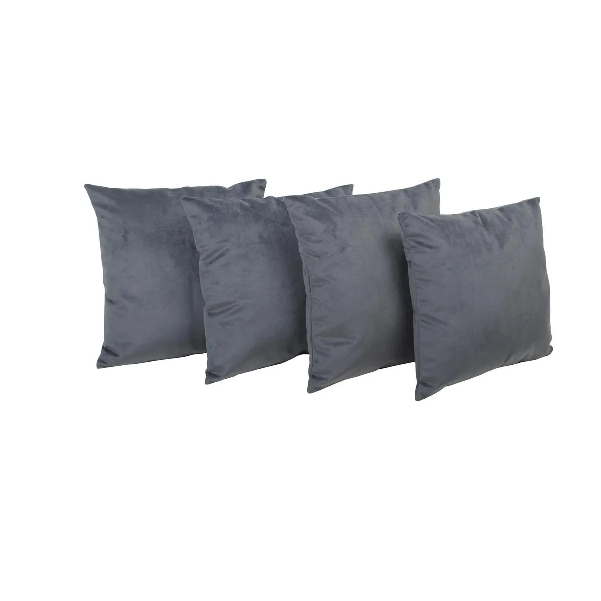 MASEL - Set de 4 Cojines Felpa New Velvet 40x40 cm