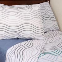 Juego de Sábanas Ondas Azul