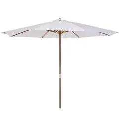 JUST HOME COLLECTION - Quitasol Madera 4x2.8 metros Blanco