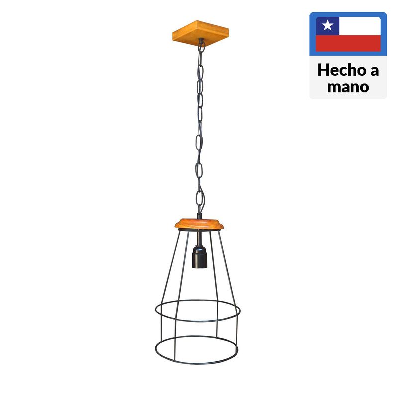 CAROLD STEVENS - Lámpara Colgante Cordoba Metal Negro 22 cm