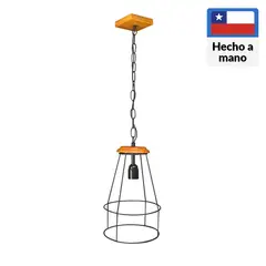CAROLD STEVENS - Lámpara Colgante Cordoba Metal Negro 22 cm