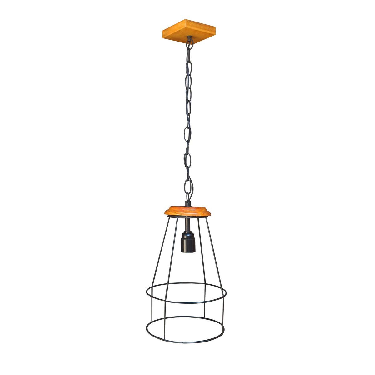 CAROLD STEVENS - Lámpara Colgante Cordoba Metal Negro