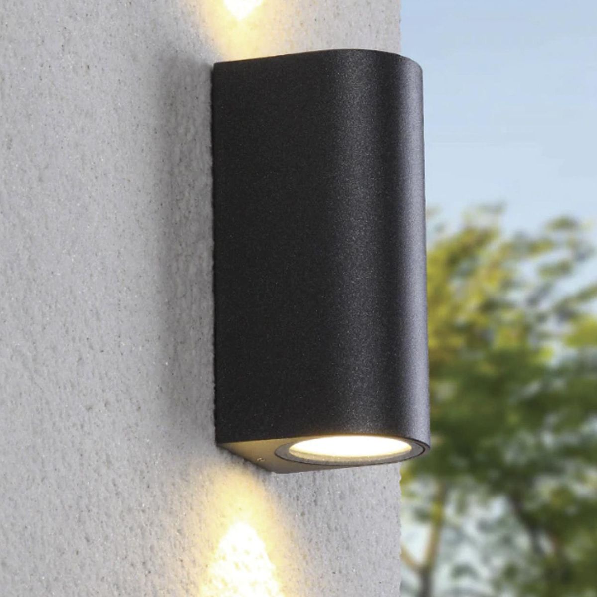 HB LEDS - Apliqué Led Bidireccional Metal Negro