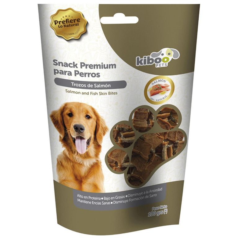 Snack perro giros trozos de salmón 100 gr