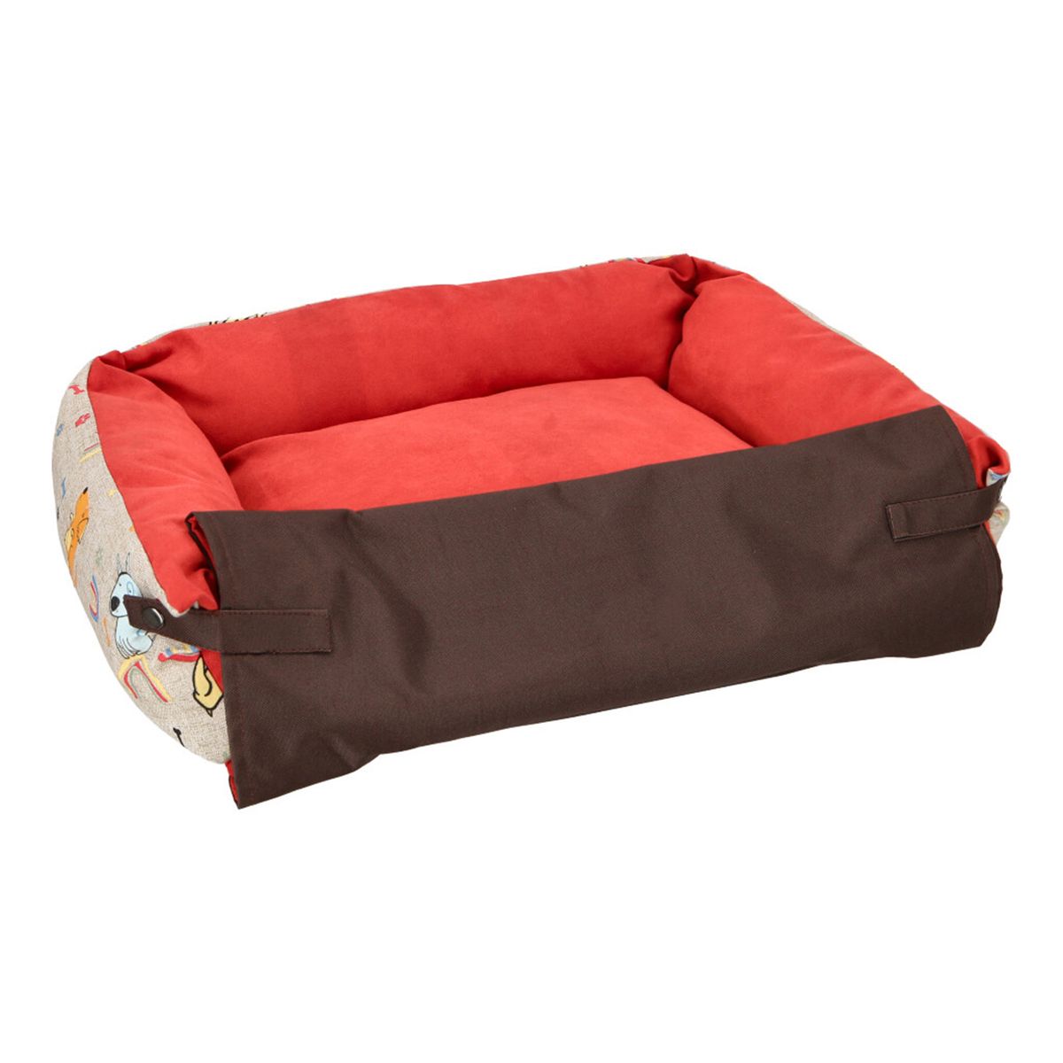 PETIZOOS - Cama mascota para Perro 15x65x110 cm Naranja