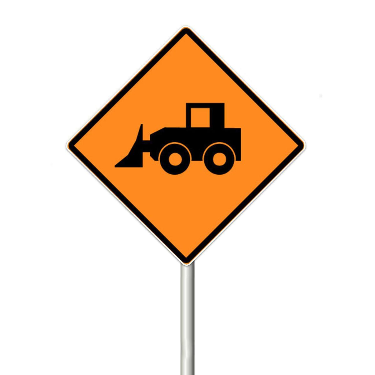 LORENZINI - Señal Maquinas Trabajando 0.6X0.6 cm Al 3 Gip