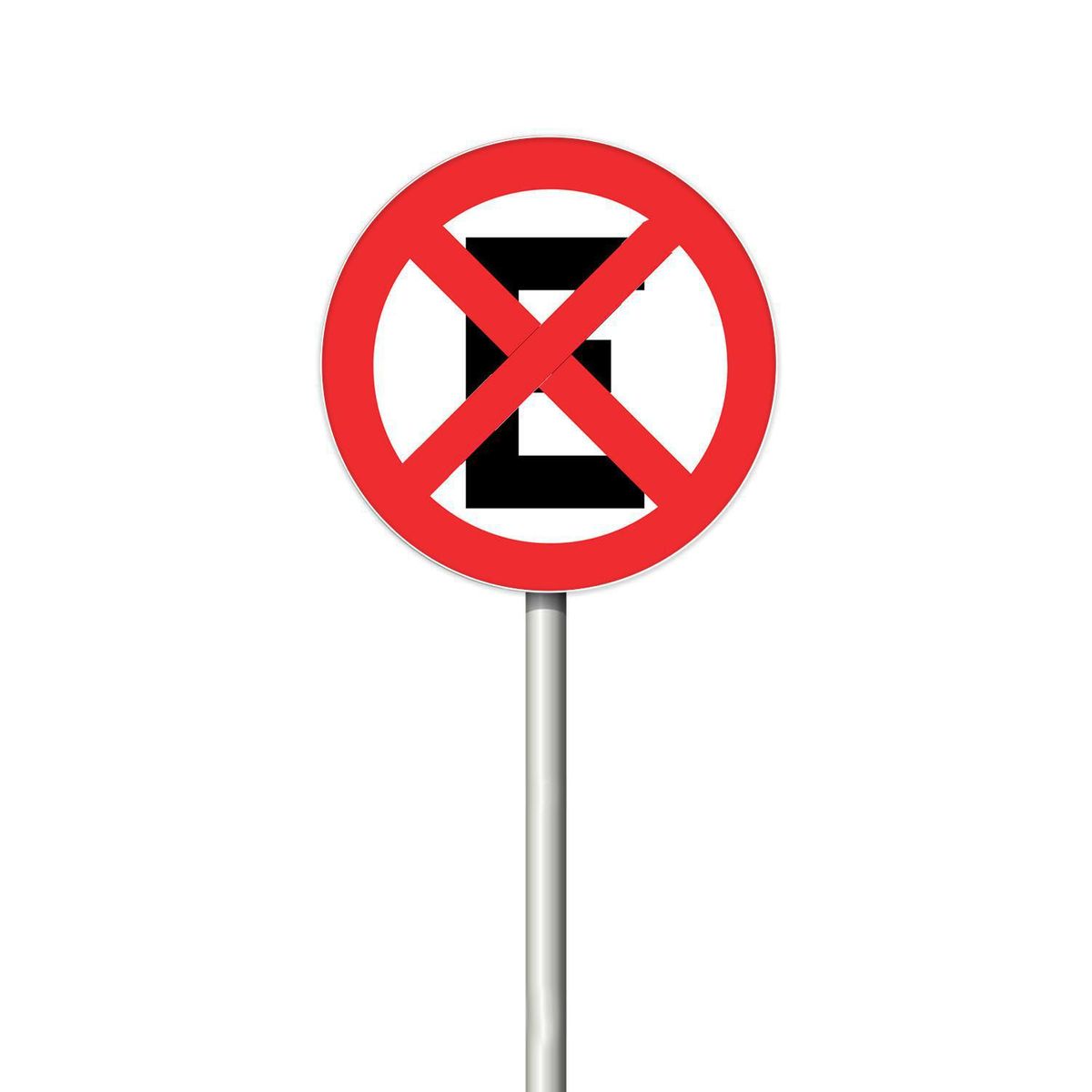 LORENZINI - Señal No Esta/Det 0.5X0.5 cm Aluminio Gip