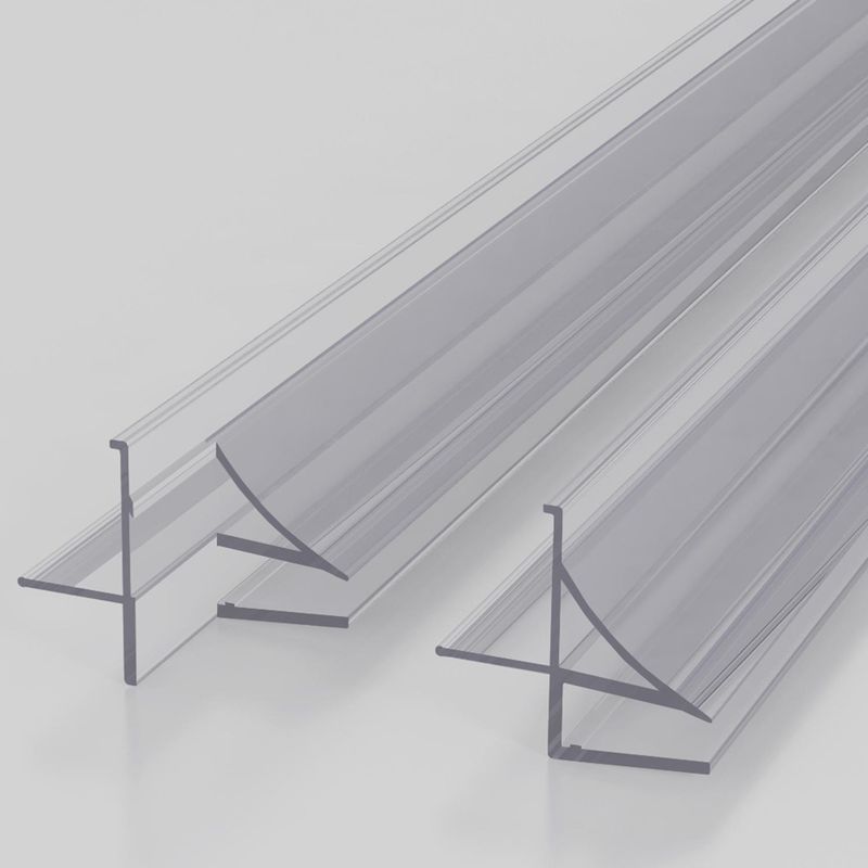 DUSCHY - Set burletes piso vidrio 6mm