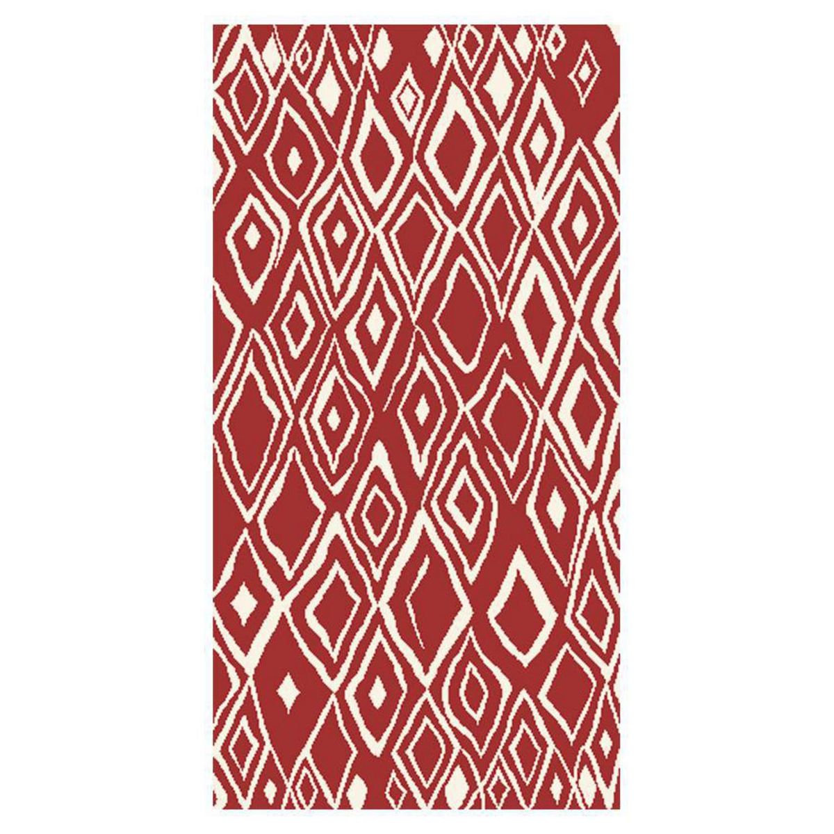 MASEL - Alfombra Shag-Anat3 140x200 cm Poliéster Rojo