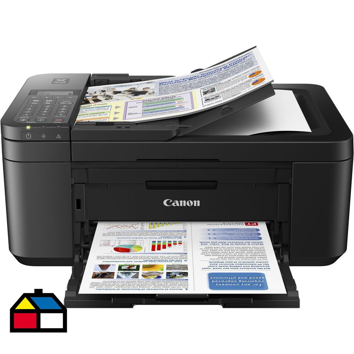CANON - Impresora Multifuncional Inyección a color Pixma TR4522 Negro