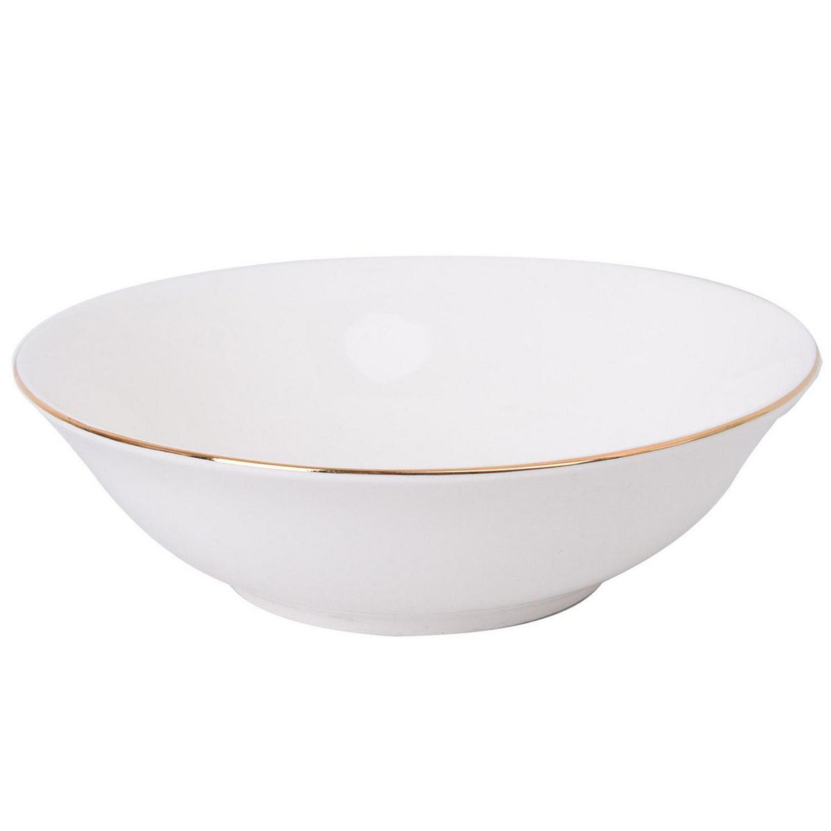 HALLEN - Plato sopa 20 cm blanco porcelana