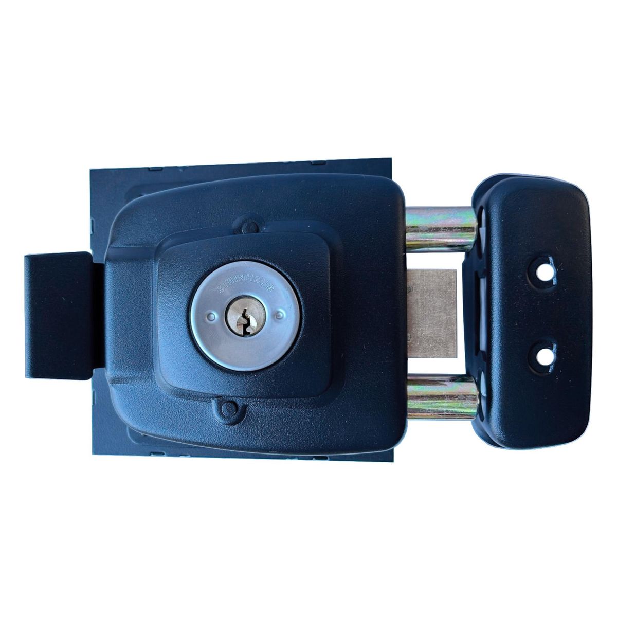 STEINHAUS - Cerradura Sobreponer 2 pitones SH222 con caja