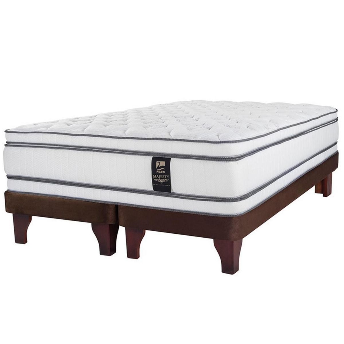 FLEX - Cama 2 plazas Europea Majesty Marfil