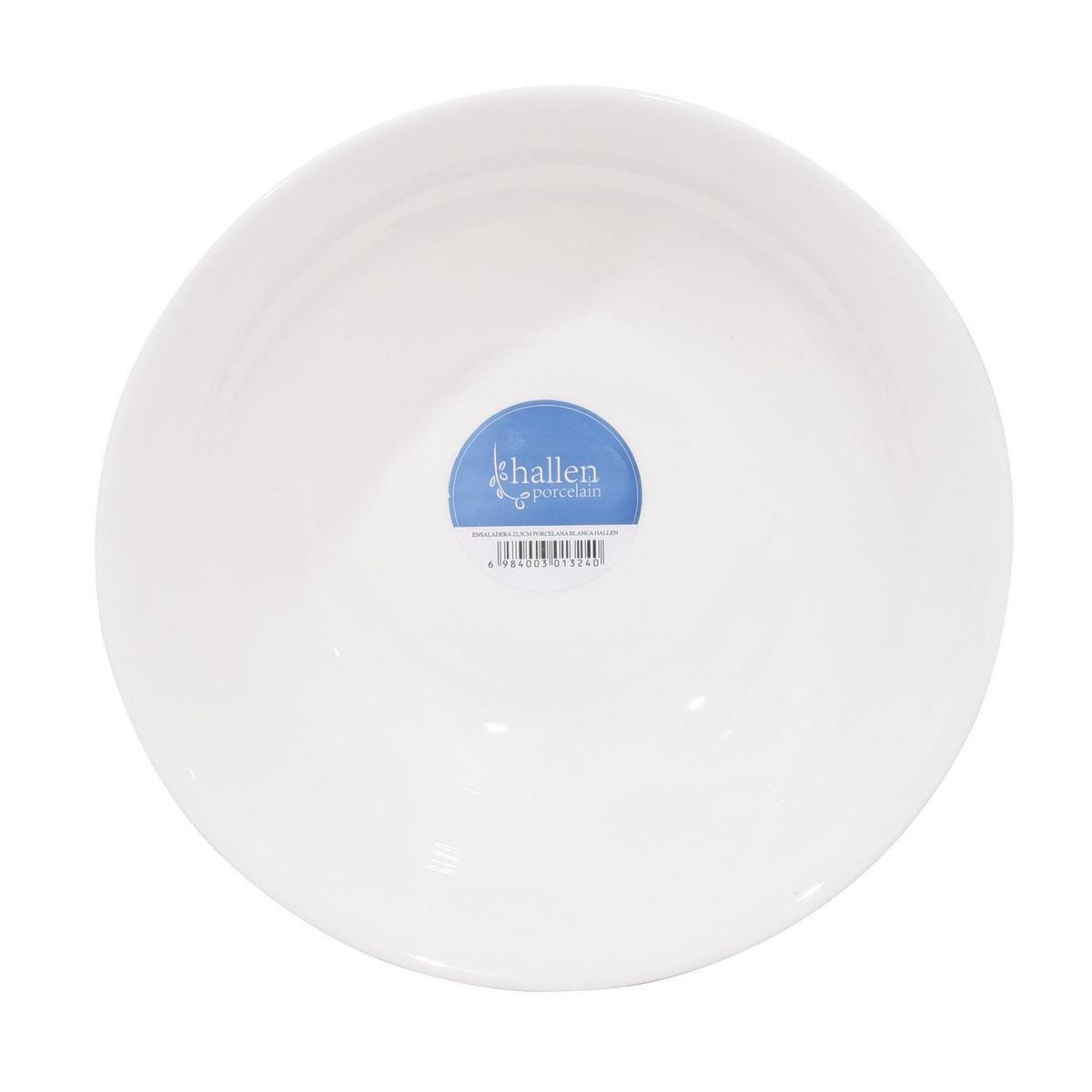 HALLEN - Ensaladera Porcelana 22,5 cm Blanca
