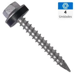 MAMUT - Tornillo Autoperforante Cabeza Hexagonal Madera 4.8 mm 4 Unidades