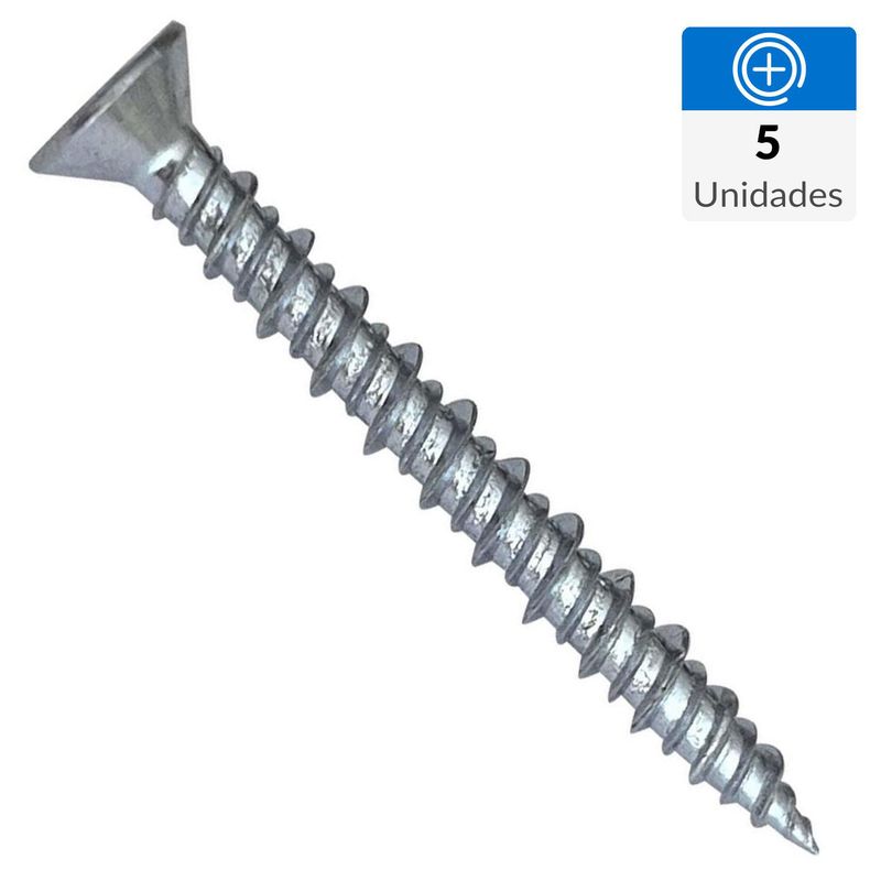 MAMUT - Tornillo Autoperforante Cabeza Plana Metal 45 mm 4.2 mm 5 unidad(es)