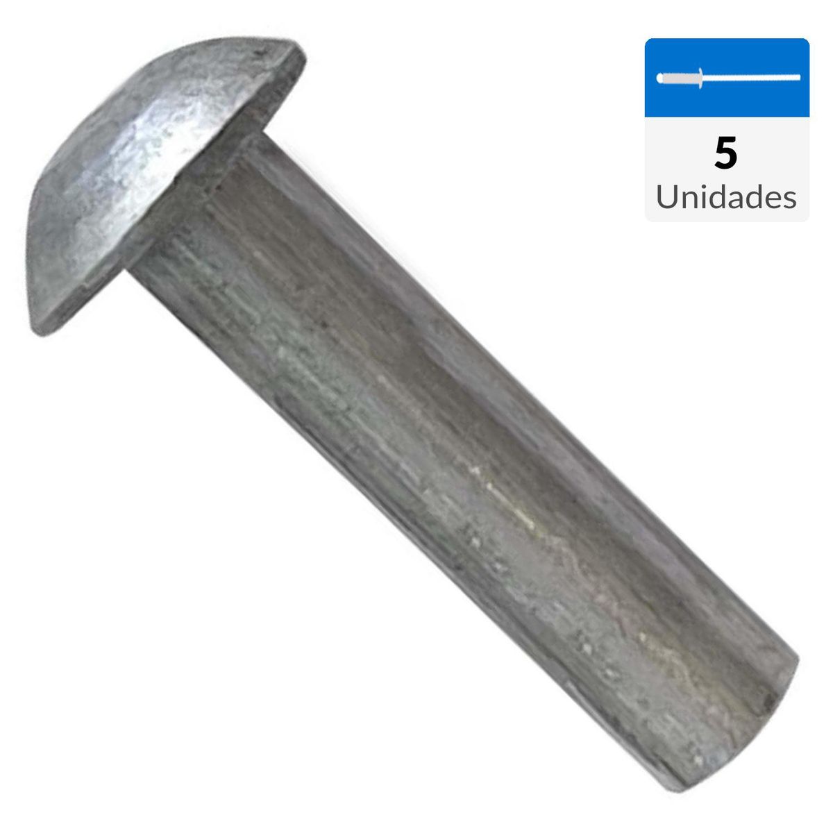 MAMUT - Remache aluminio cabeza redonda M3 x 10 mm 5 unid