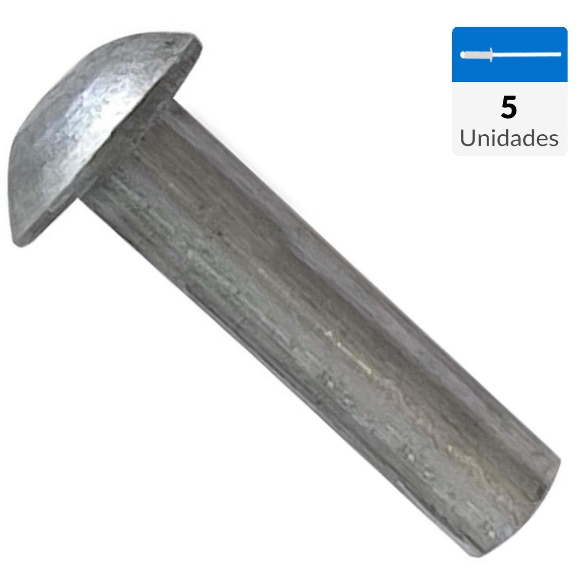 MAMUT - Remache aluminio cabeza redonda M3 x 16 mm 5 unid