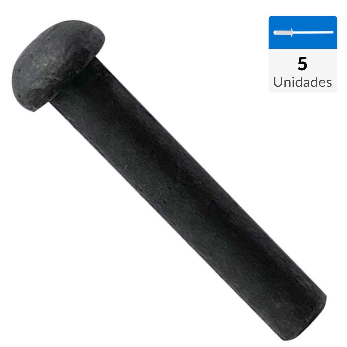 MAMUT - Remache fierro cabeza redonda 3/16 x 1/2 5 unid