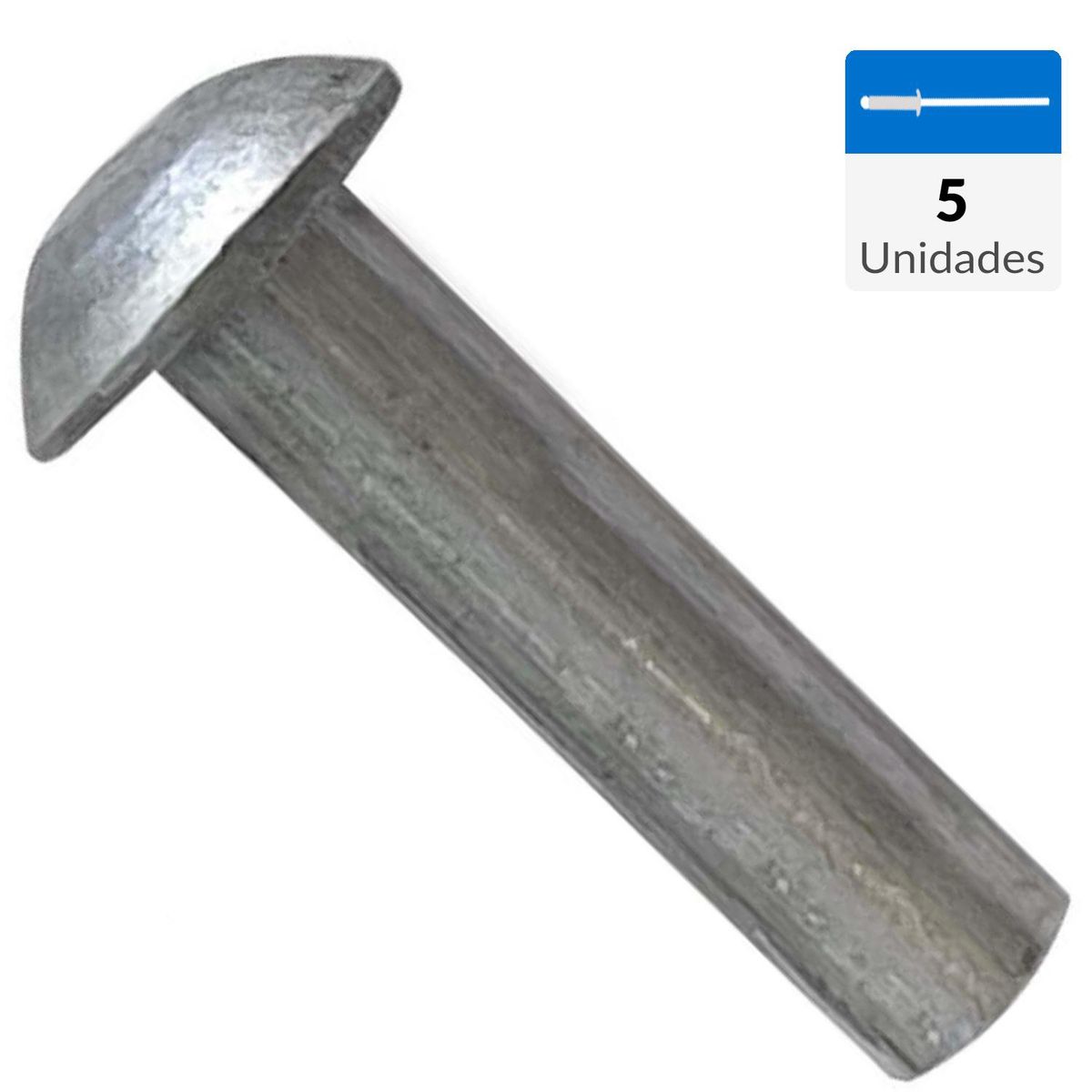 MAMUT - Remache aluminio cabeza redonda M4 x 16 mm 5 unid