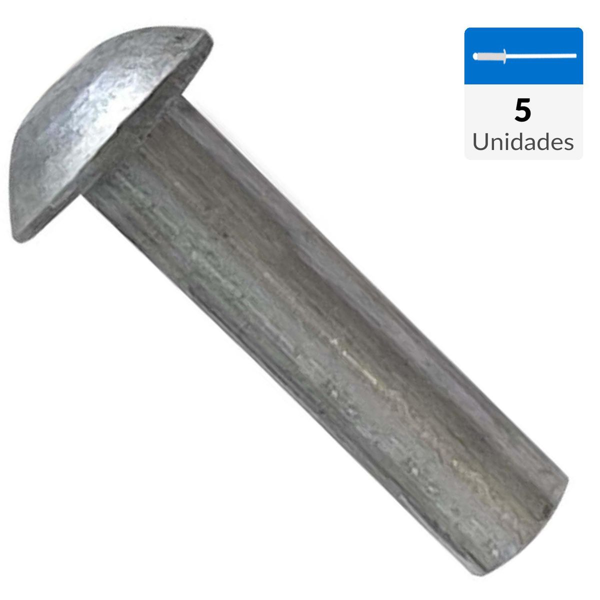 MAMUT - Remache aluminio cabeza redonda M3 x 19 mm 5 unid