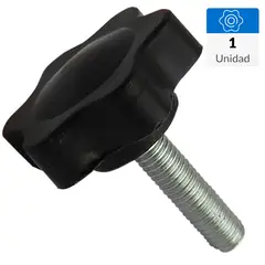 MAMUT - Perno manilla estrella M6 x 25 mm 1 unid