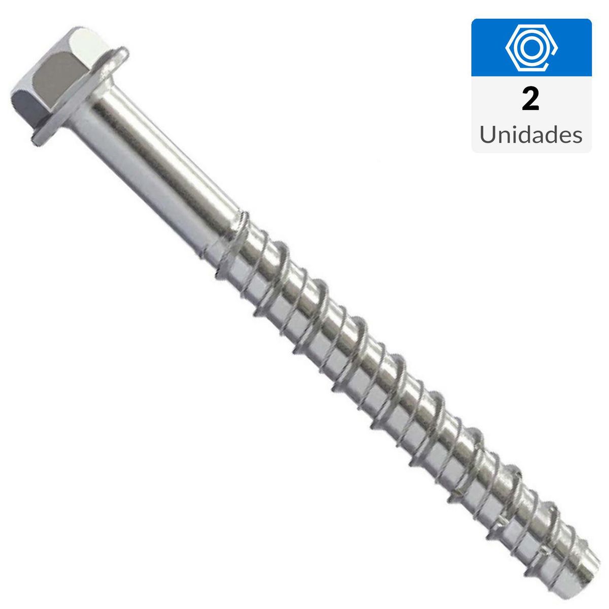 MAMUT - Perno para hormigon antisismico M10 x 120 mm zincado 2 unid